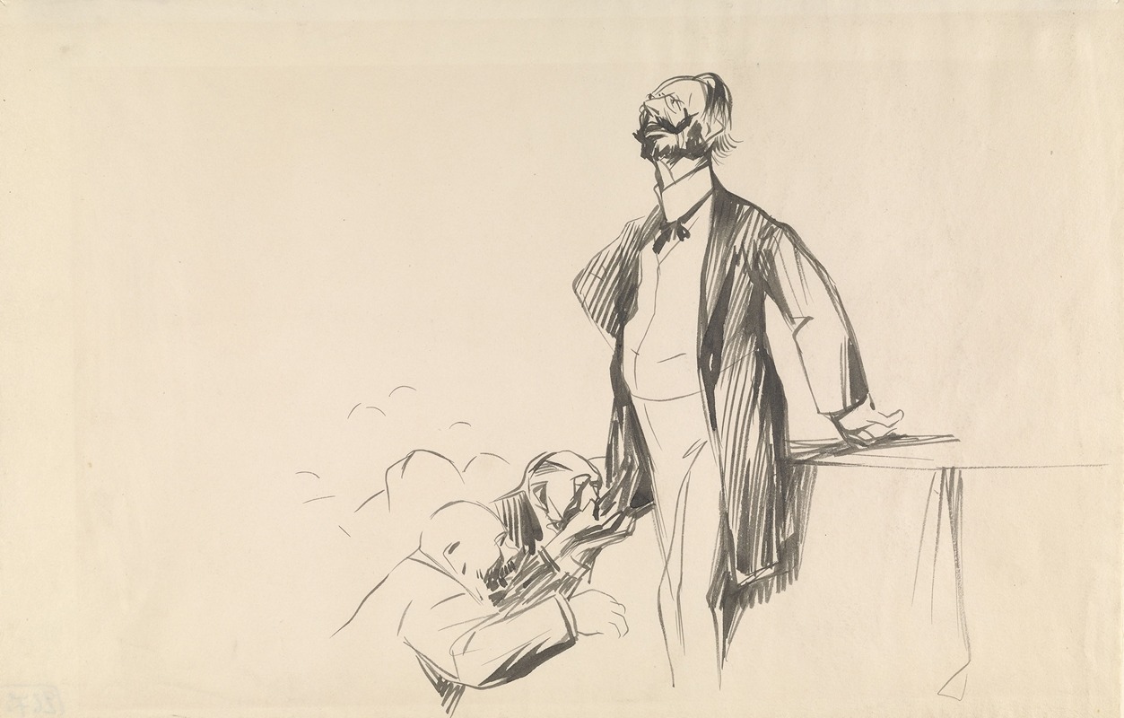 Men Pleading Before Haughty Man by Жан-Луи Форайн — digital art print download