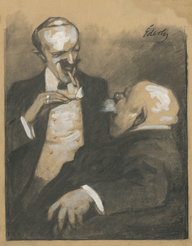 Fajčiaci by Юлиус Эдер, 1893–1898 — digital art print download