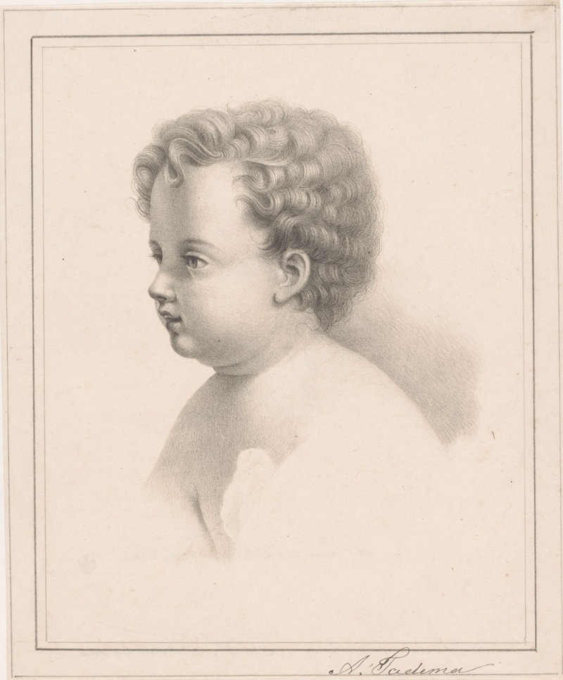 Hoofd van een kind by Лоуренс Альма-Тадема, 1846 - 1912 — digital art print download