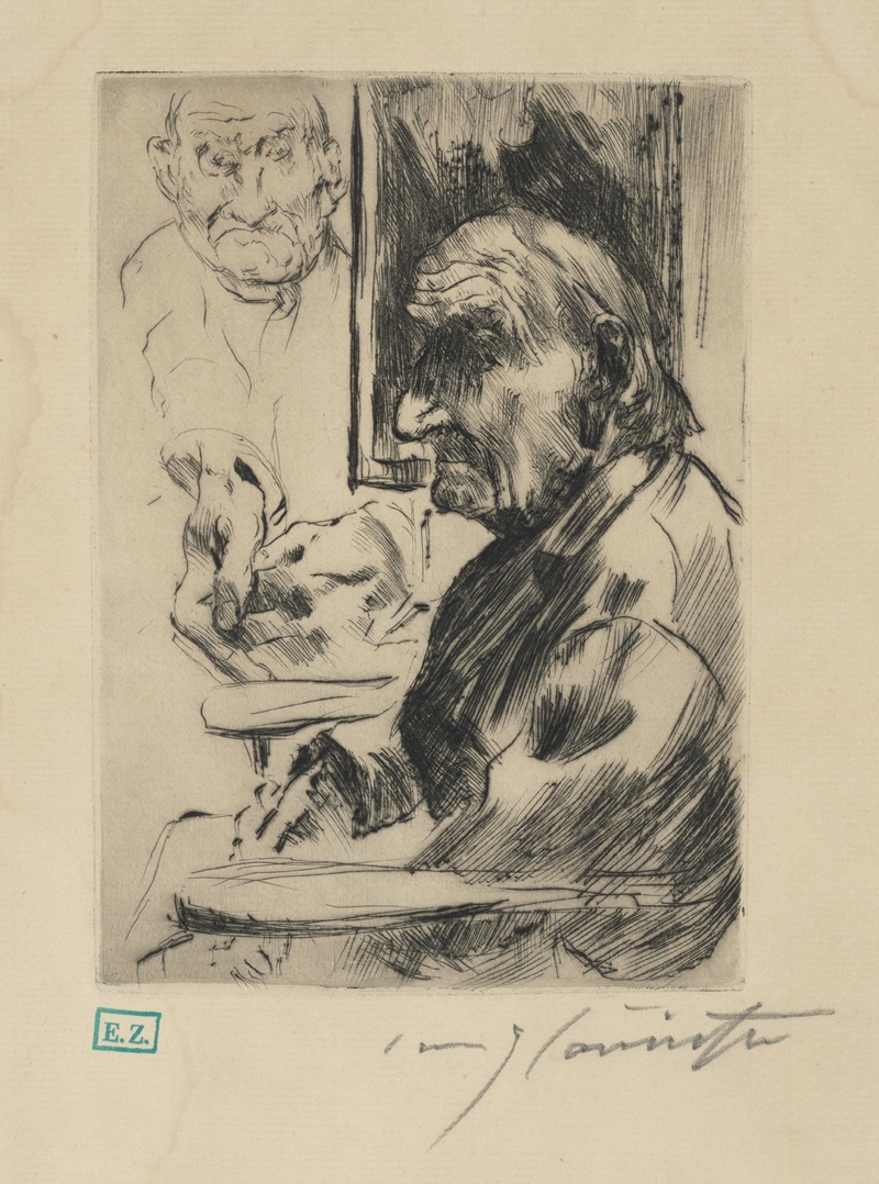 Self-Portrait by Ловис Коринт, 1910 — digital art print download