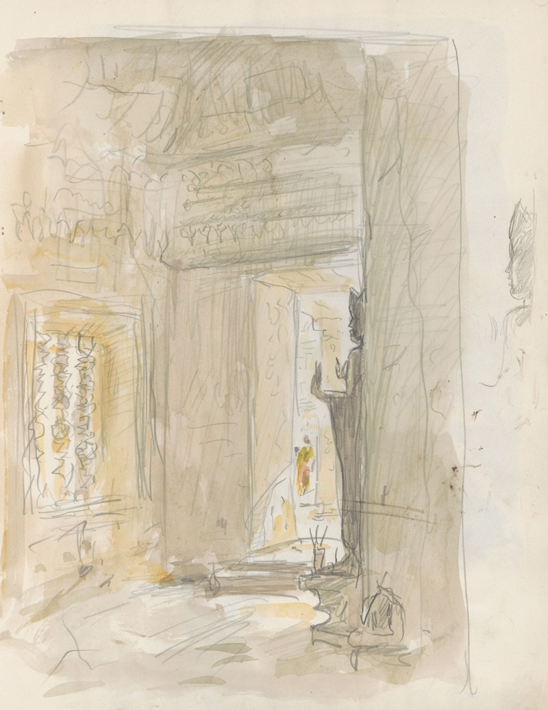 Interieur van de Angkor Wat tempel in Cambodja — Marius Bauer