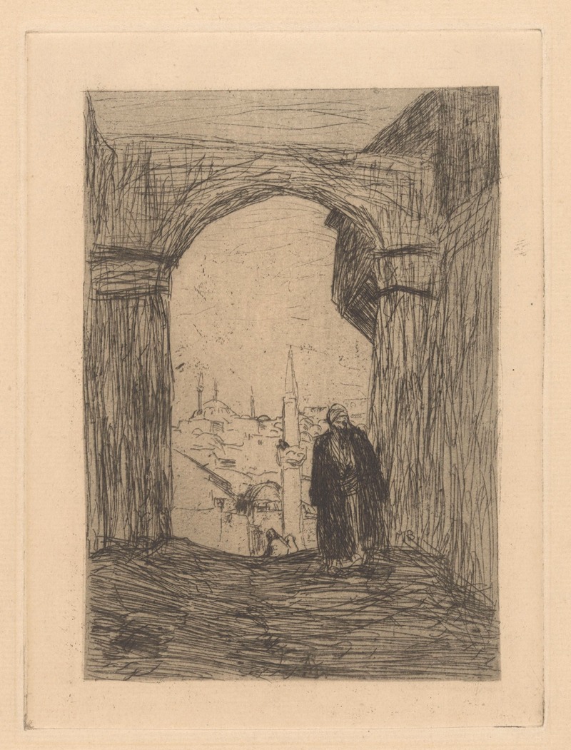 Poort in Constantinopel by Мариус Бауэр, 1889 — digital art print download