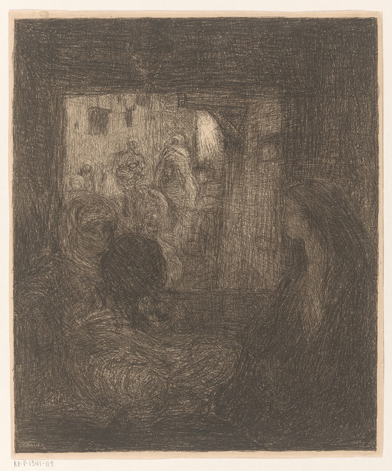 Twee gesluierde vrouwen by Marius Bauer, 1877 - 1932 — digital art print download