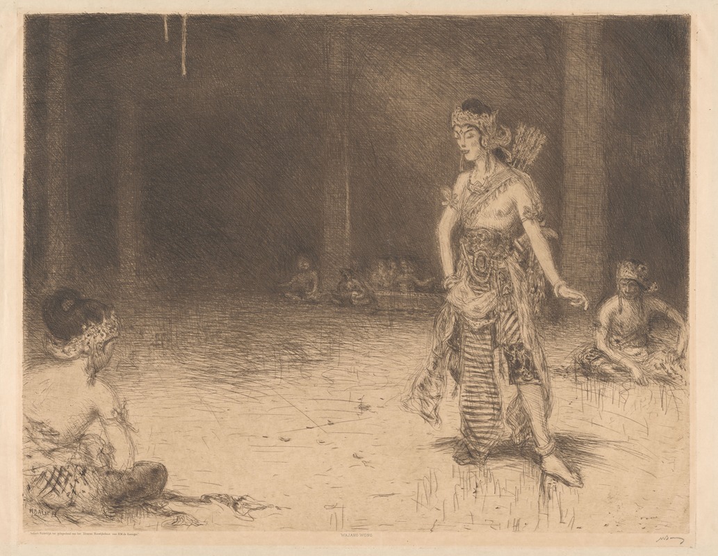 Wajang Wong by Мариус Бауэр, 1926 — digital art print download