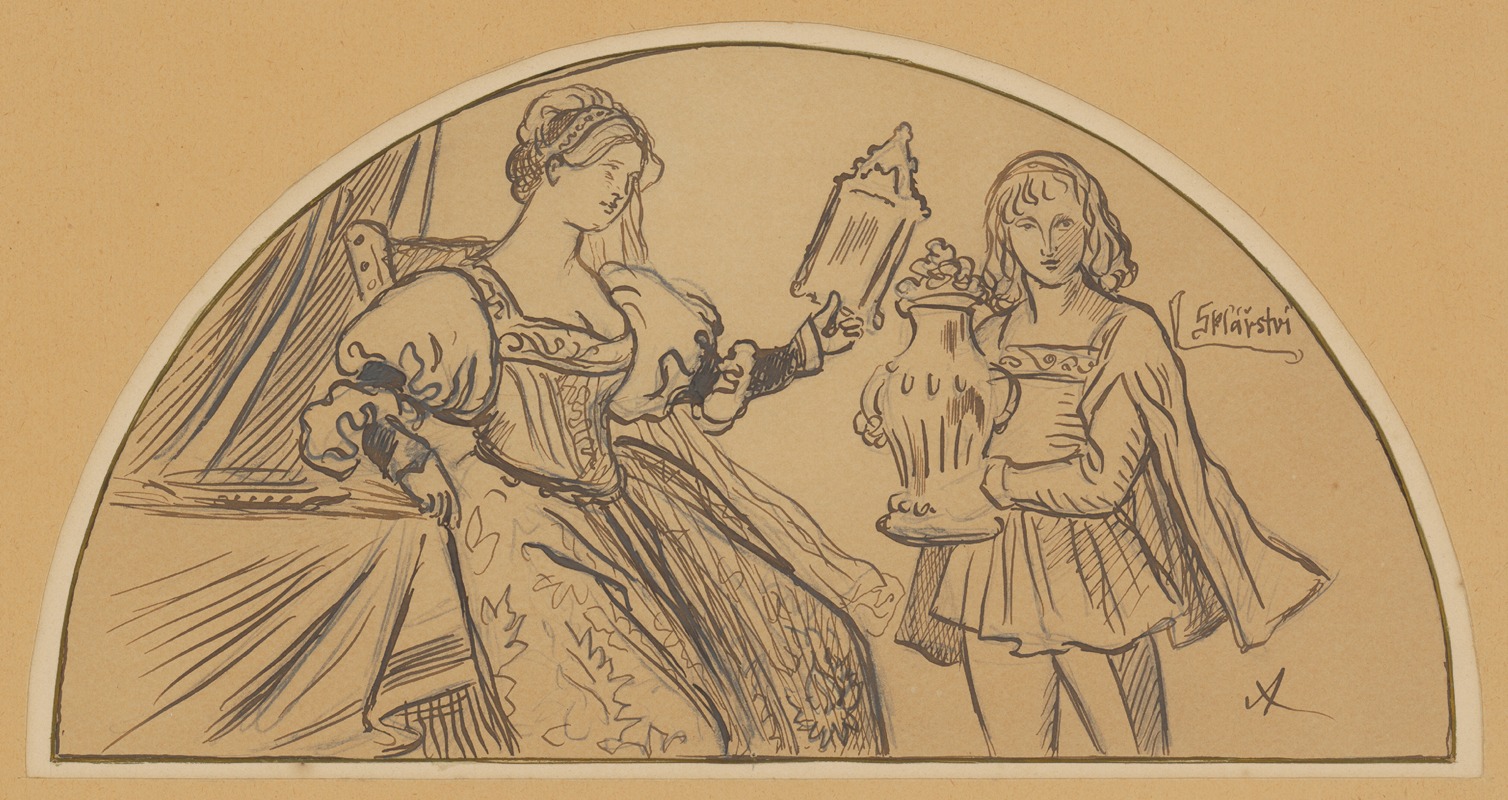Allegory of Glassmaking — Миколаш Алеш