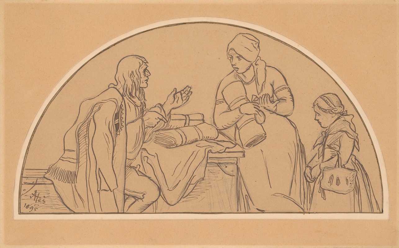 Cloth Industry by Миколаш Алеш, 1895 — digital art print download