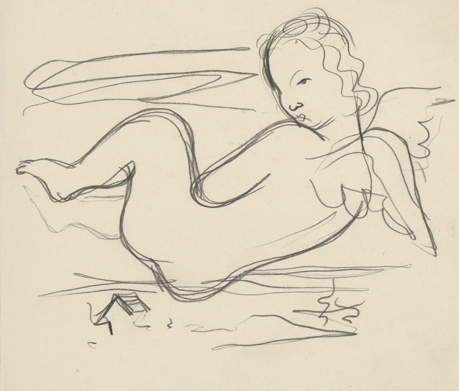 Anjel nad krajinou by Микулаш Галанда, 1937 — digital art print download