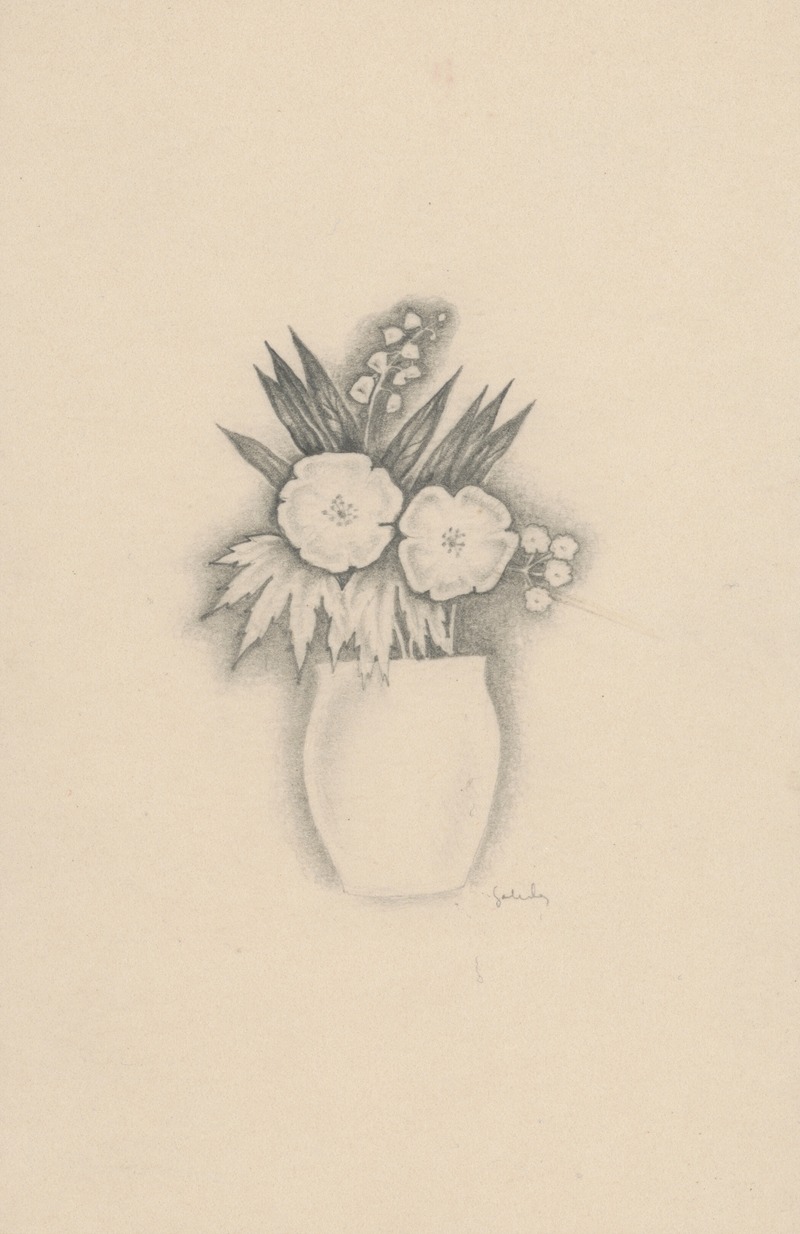 Flower Bouquet in a Vase — Mikuláš Galanda