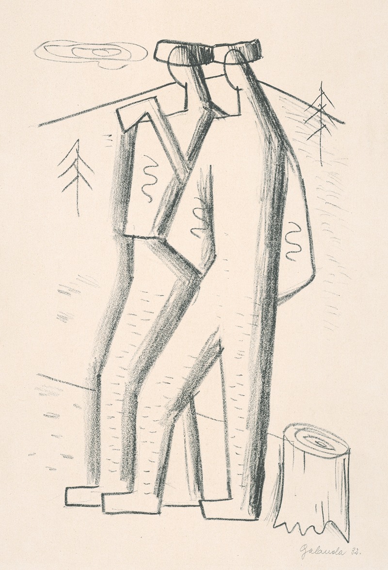 Lumberjacks by Микулаш Галанда, 1932 — digital art print download