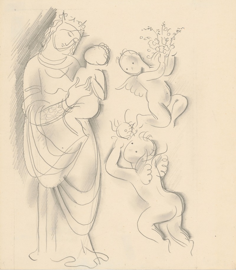 Madonna and Child with Angels — Mikuláš Galanda