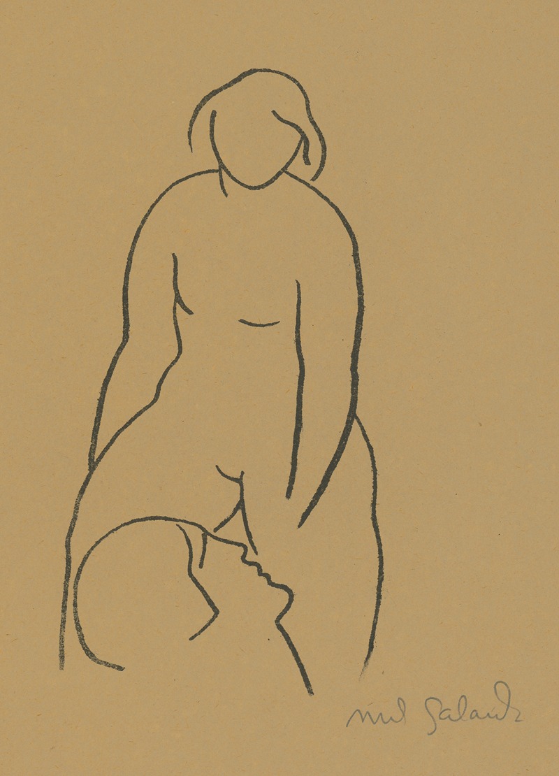 Milenci IV. by Микулаш Галанда, 1926 — digital art print download