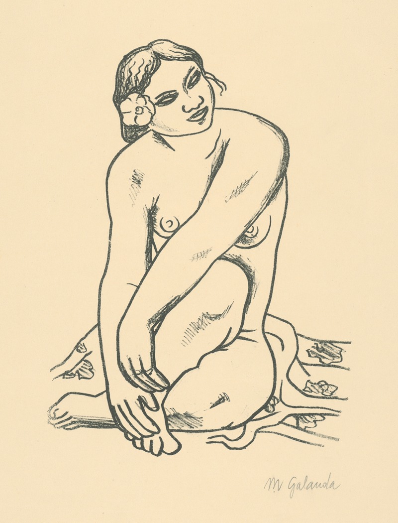 Mulatka by Mikuláš Galanda, 1926 — digital art print download