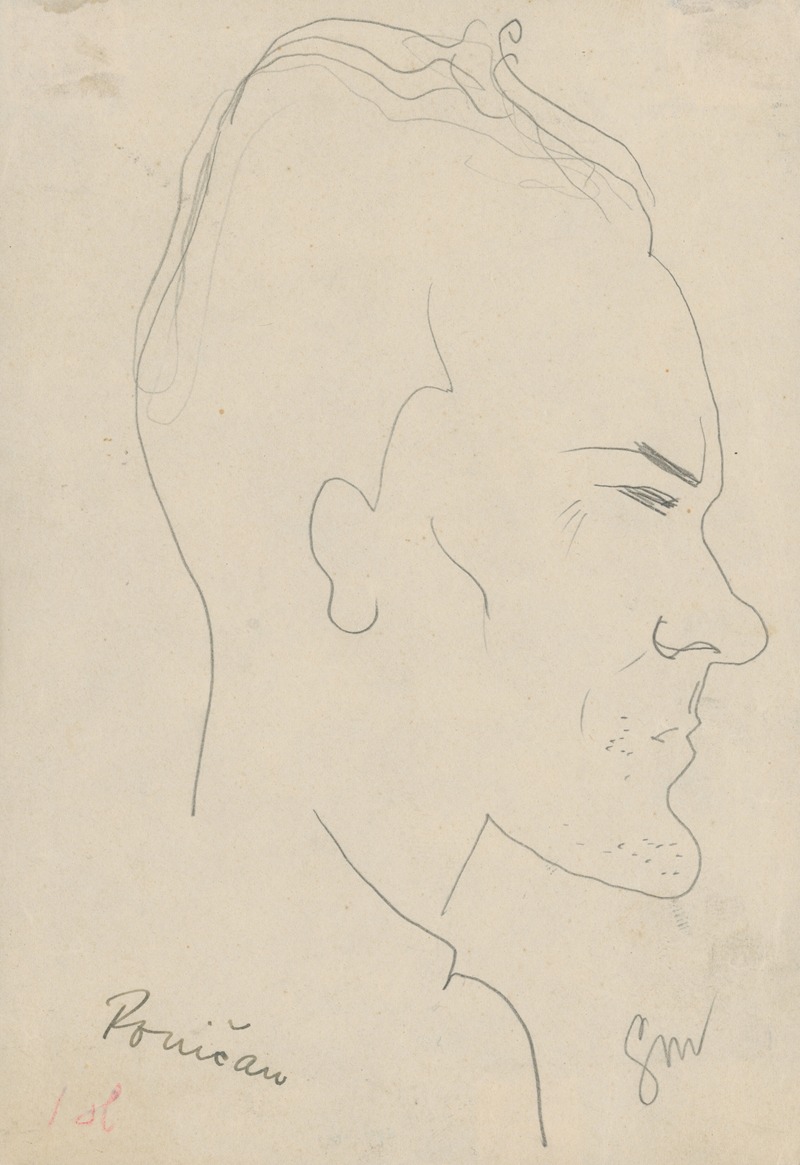 Poet Ján Poničan by Микулаш Галанда, 1930 — digital art print download