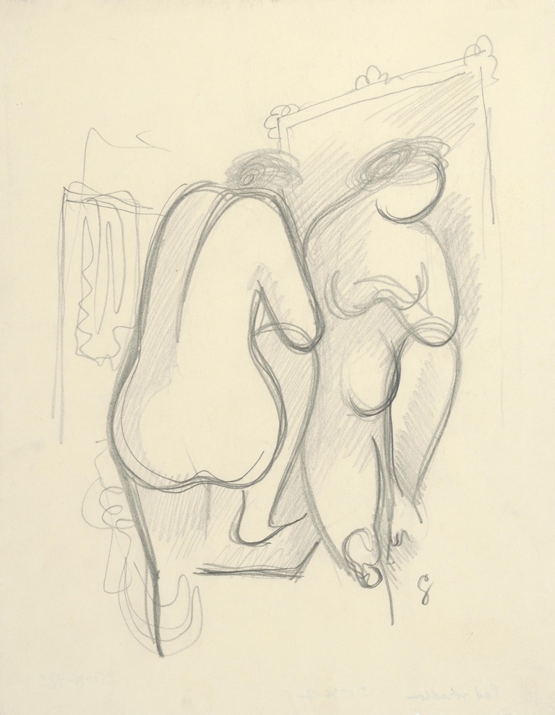 Pred zrkadlom by Mikuláš Galanda, 1936–1937 — digital art print download