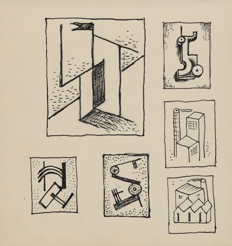 Sketchbook with Various Studies by Микулаш Галанда, 1929–1931 — digital art print download