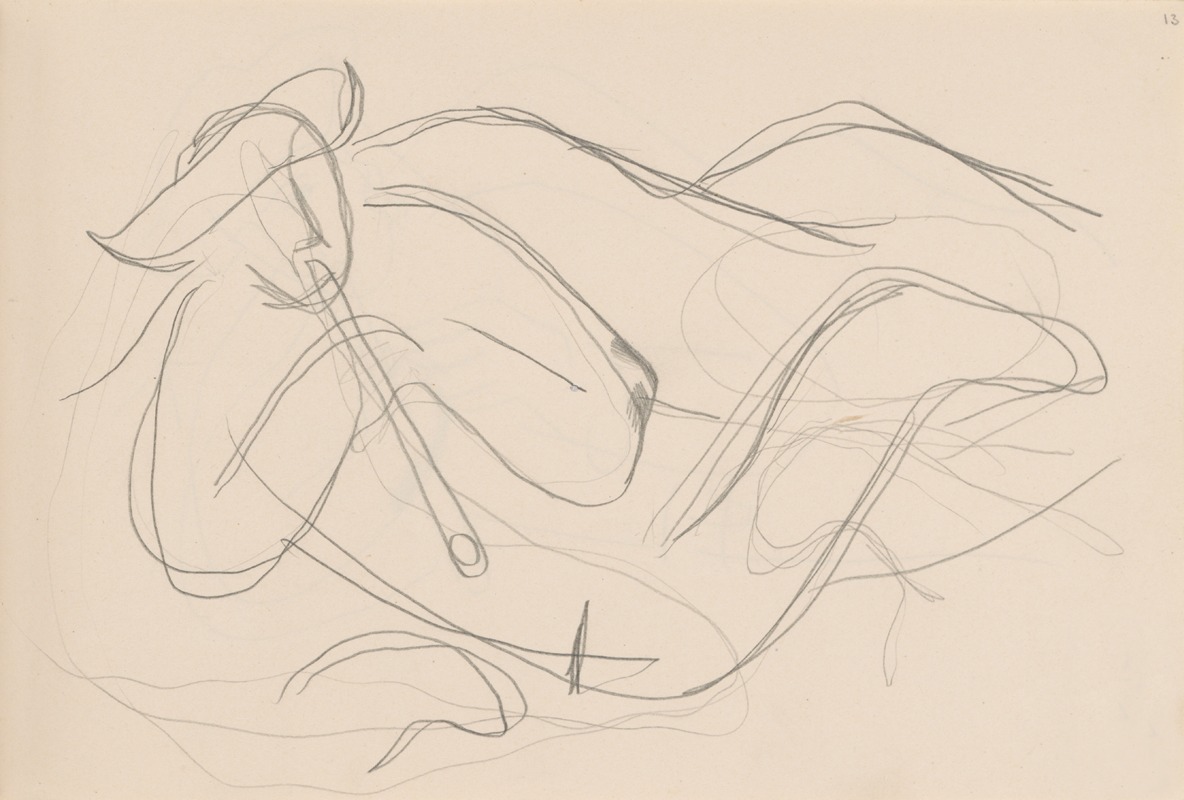 Sketchbook with Various Studies by Микулаш Галанда, 1928–1930 — digital art print download