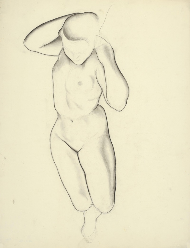 Študijný akt III. by Микулаш Галанда, 1927 — digital art print download