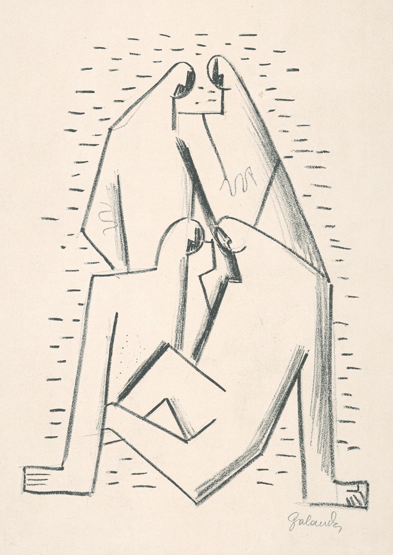 Štyri postavy by Mikuláš Galanda, 1932–1935 — digital art print download
