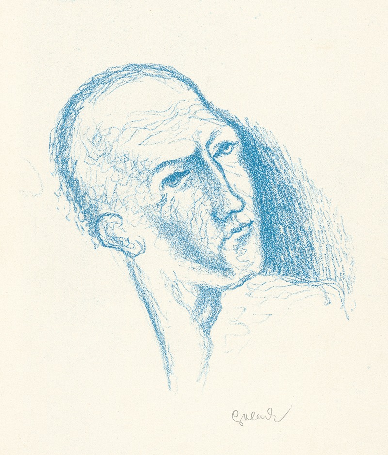 The head of a Man by Микулаш Галанда, 1933 — digital art print download