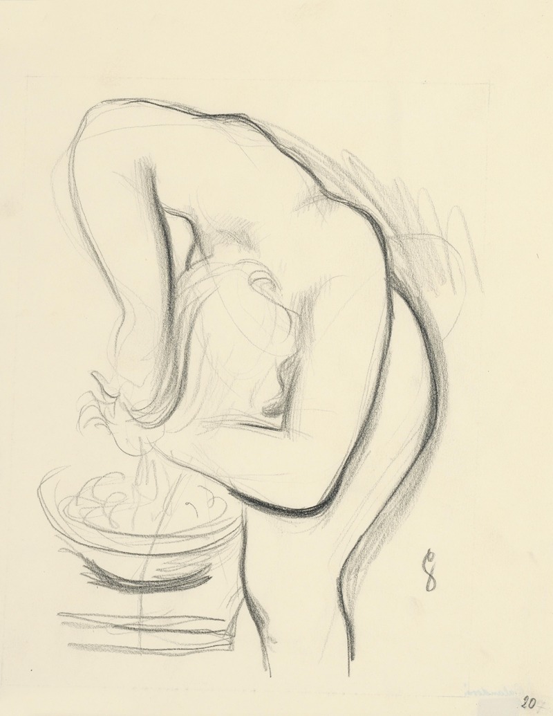 Umývanie vlasov by Микулаш Галанда, 1937 — digital art print download