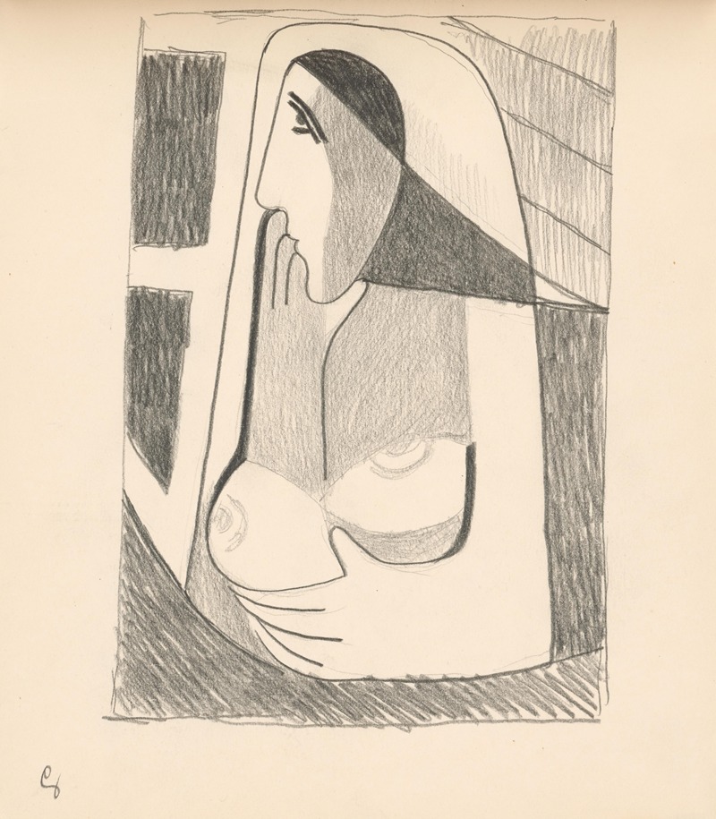 Žena pri okne by Mikuláš Galanda, 1938 — digital art print download