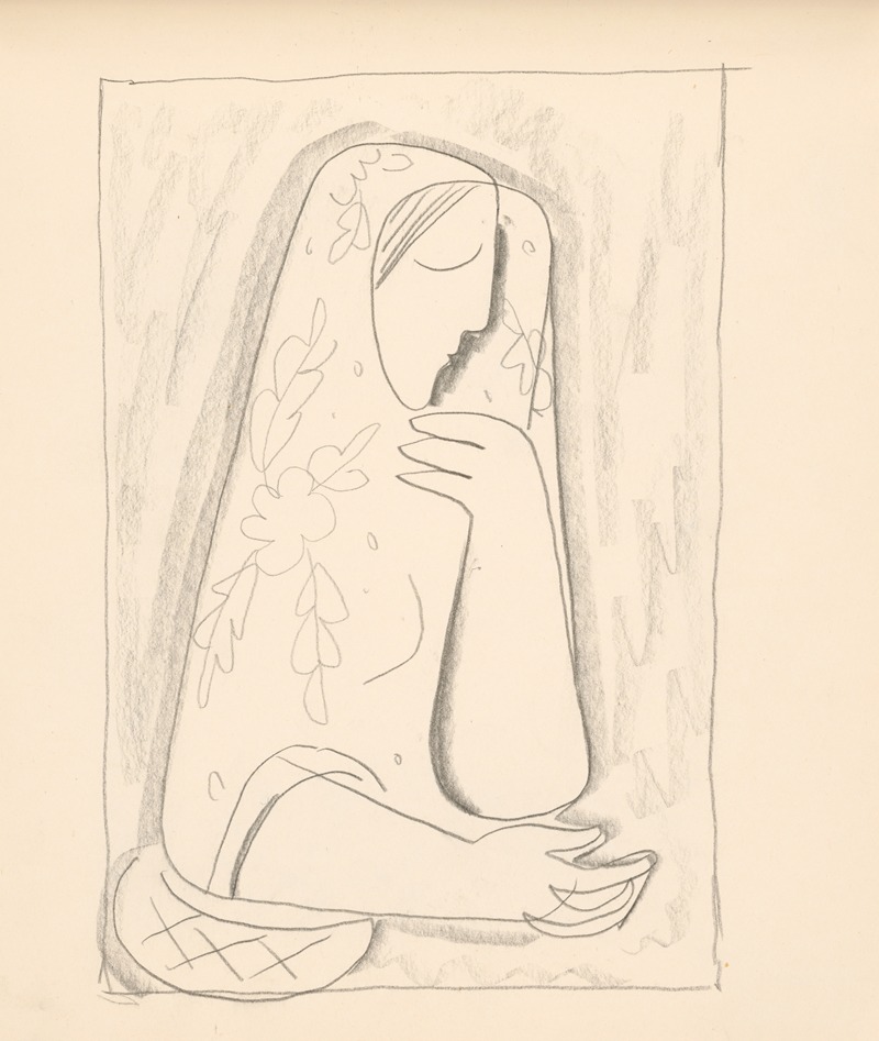 Žena s košíkom by Микулаш Галанда, 1938 — digital art print download