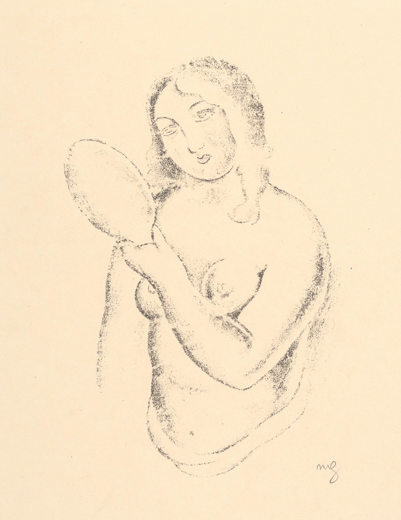 Žena so zrkadlom by Микулаш Галанда, 1926 — digital art print download