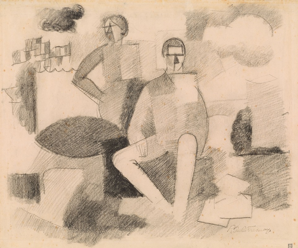 Study for The Fourteenth of July — Roger de La Fresnaye