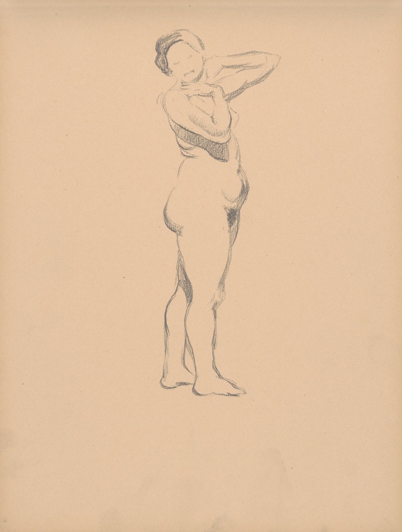 Sketchbook with nudes by Штефан Полкораб, 1901–1950 — digital art print download