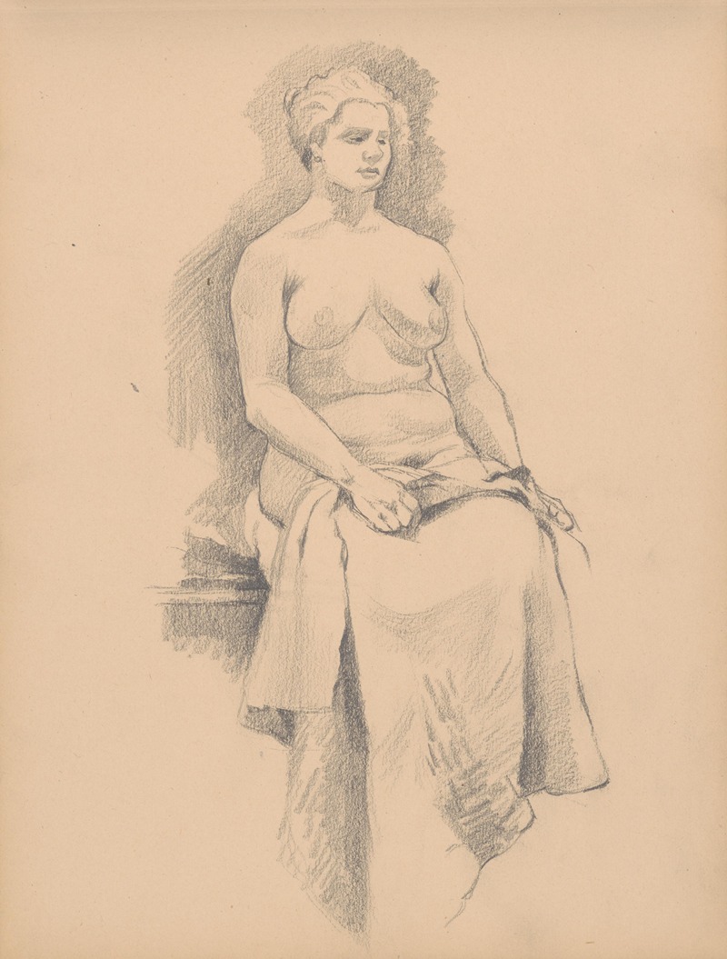 Sketchbook with nudes by Штефан Полкораб, 1901–1950 — digital art print download