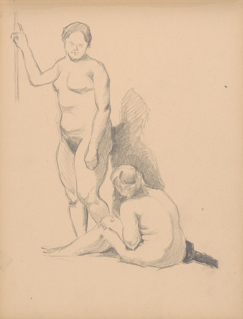 Sketchbook with nudes by Штефан Полкораб, 1901–1950 — digital art print download