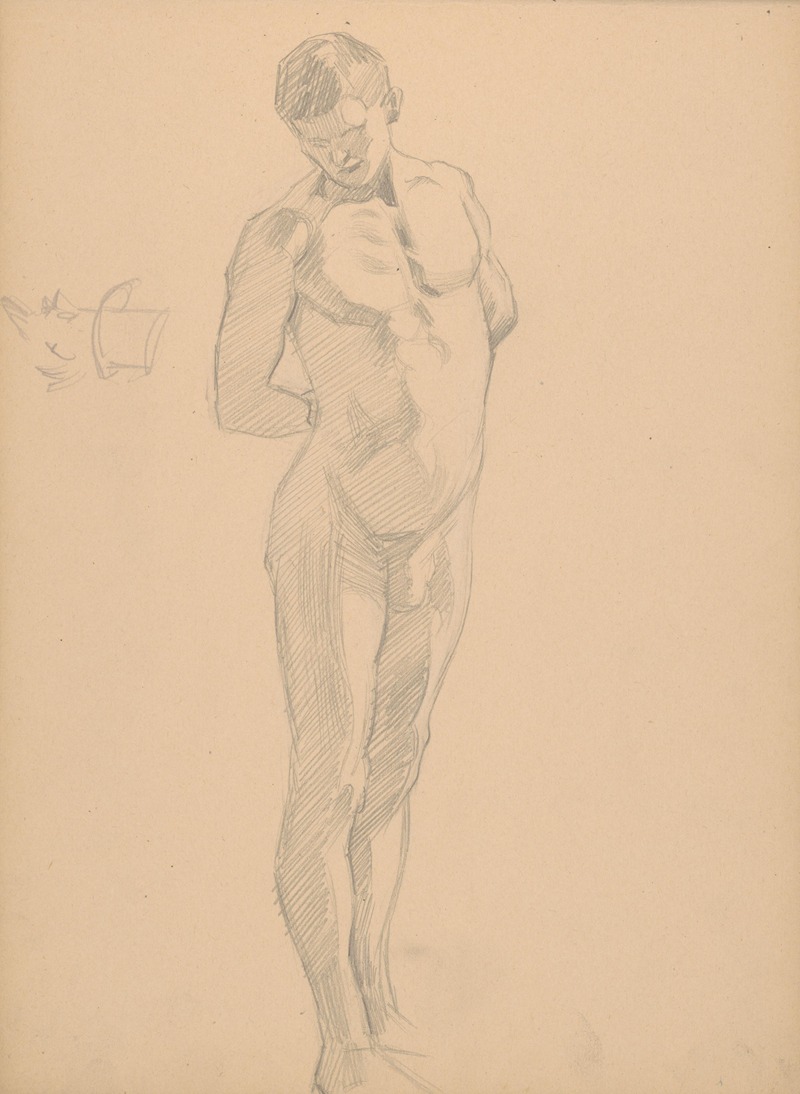 Sketchbook with nudes by Штефан Полкораб, 1901–1950 — digital art print download