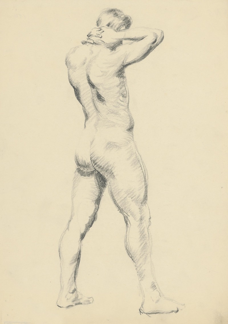 Study of Standing Male Nude — Štefan Polkoráb