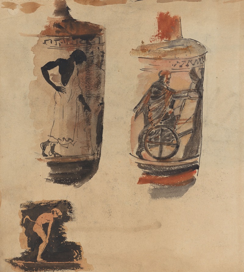 Details van Griekse vazen — Theo Nieuwenhuis