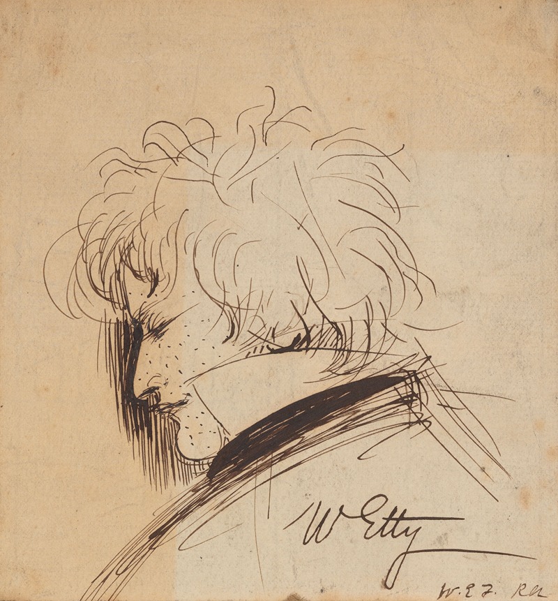 William Etty by Уильям Эдвард Фрост — digital art print download