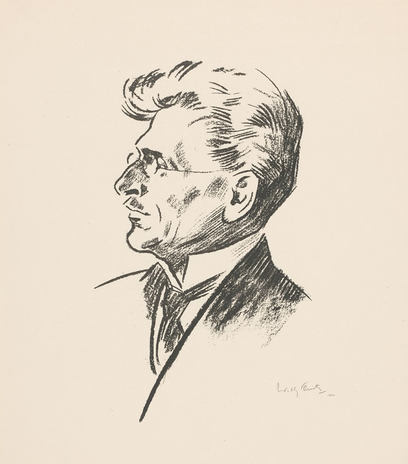 Portret van E. Bonebakker by Вилли Слуйтер, 1922 — digital art print download