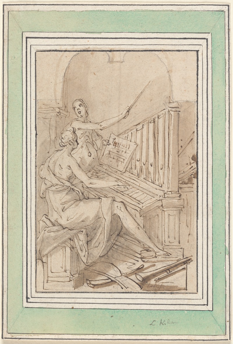 Polyhymnia by Lucas Kilian, 1605-1610 — digital art print download