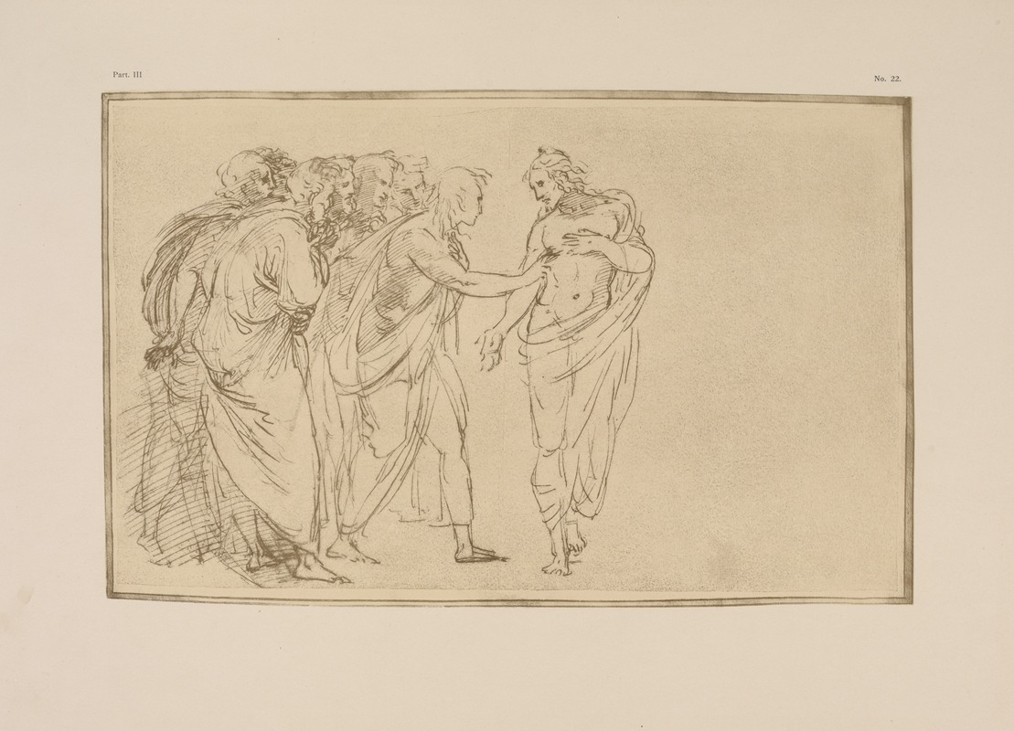 Raphael – Incredulity of St. Thomas by P. & D. Colnaghi, 1900 — digital art print download