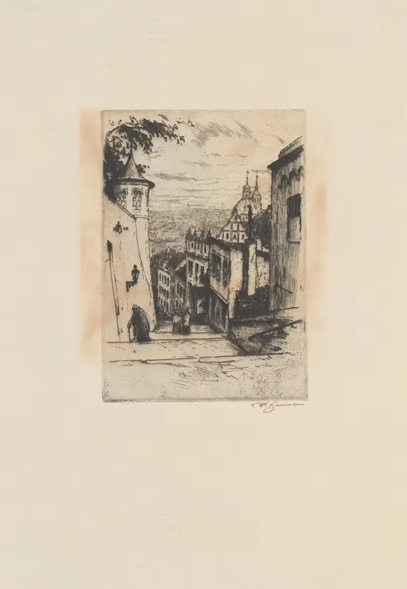 Лестница нового замка by Тавик Франтишек Симон, 1911 — digital art print download