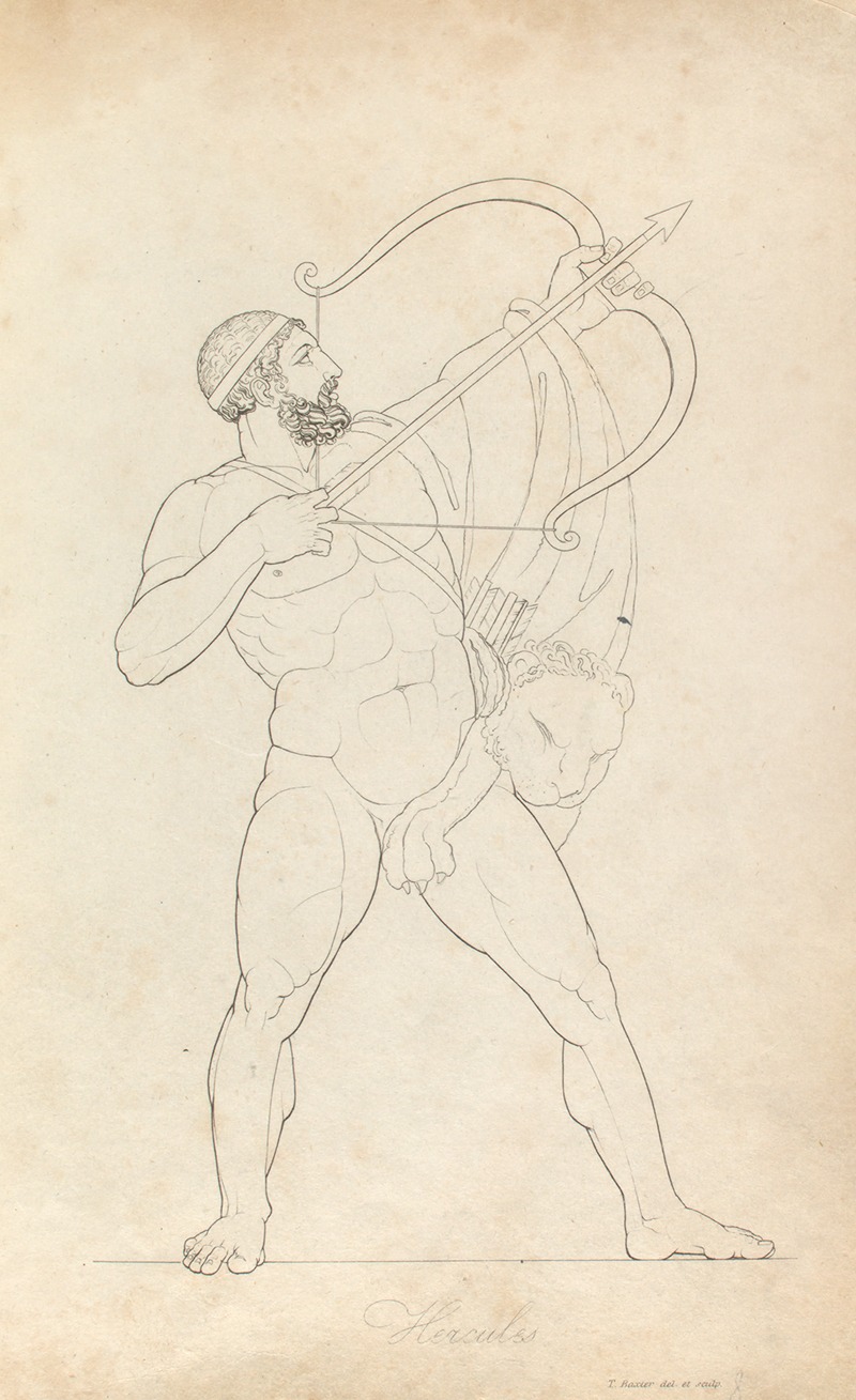 Hercules by Томас Бакстер, 1814 — digital art print download