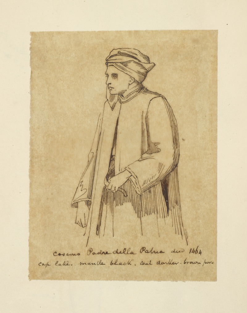 Cosimo Padre della Patrea, died 1464 by Stewart Watson, 1840 — digital art print download