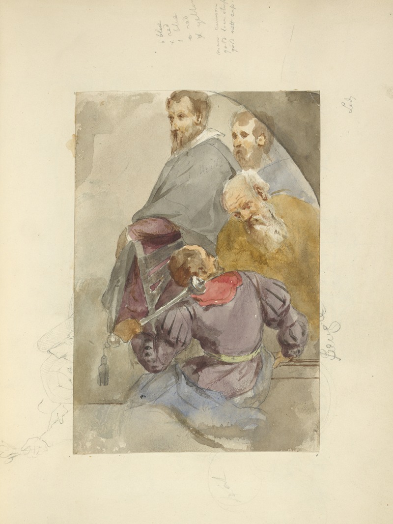 Tuscan huntsmen, MCCL by Stewart Watson, 1840 — digital art print download
