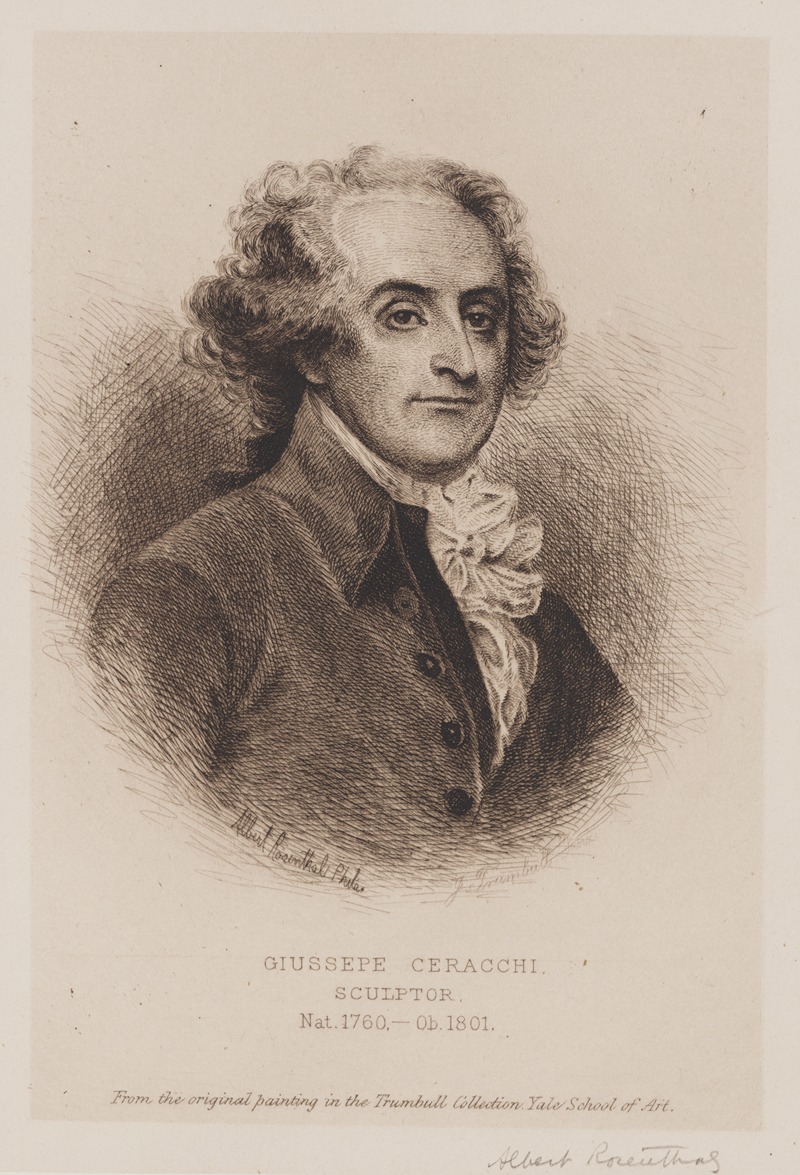 Giussepe Ceracchi, sculptor (After John Trumbull) — Albert Rosenthal