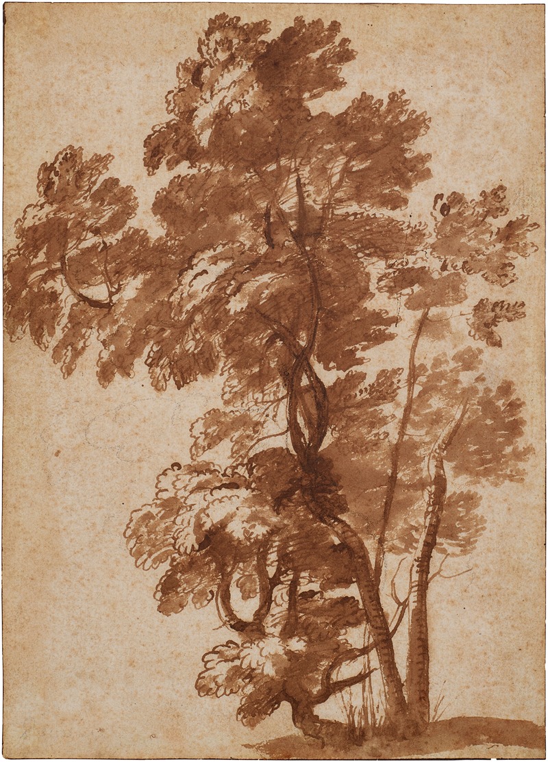A group of trees by Клод Лоррен — digital art print download