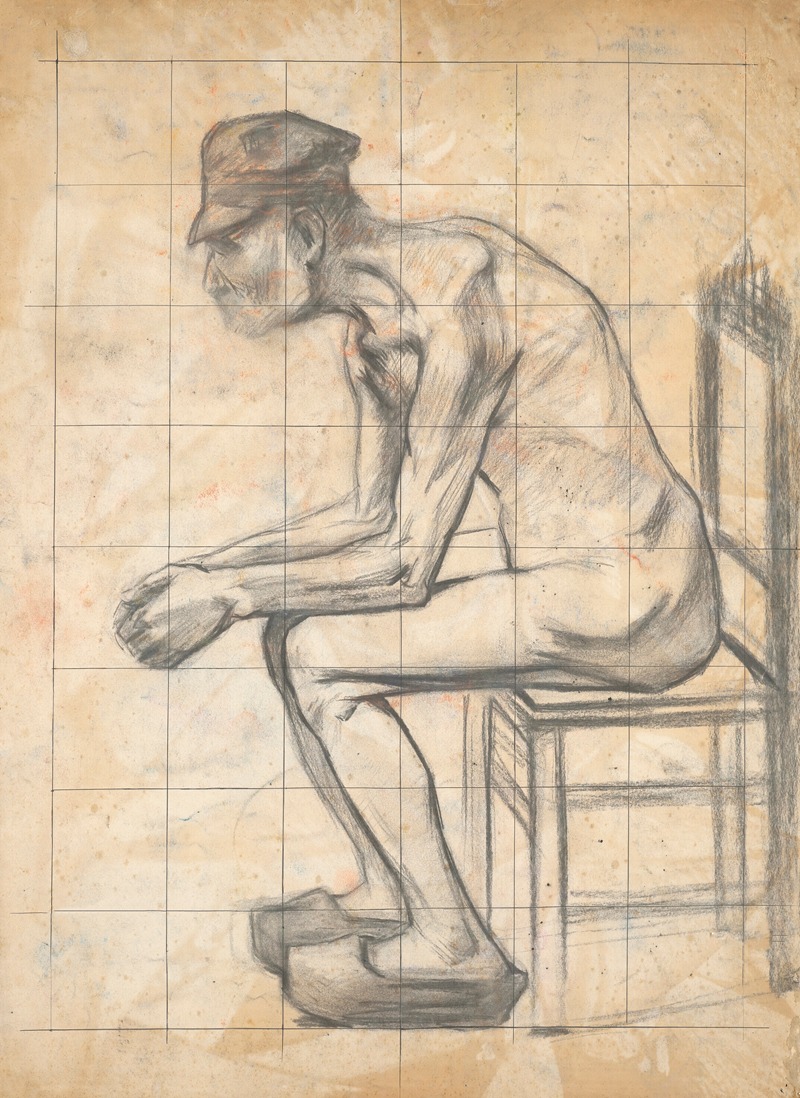 Homme au tabouret by Феликс Дель Марль — digital art print download