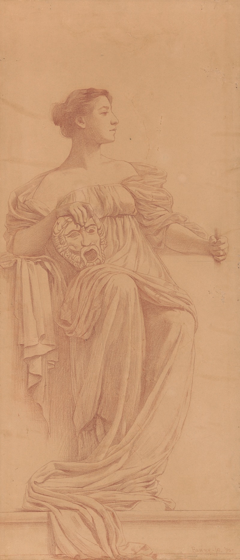 Tragedy by Джордж Рэндольф Барс, 1896 — digital art print download