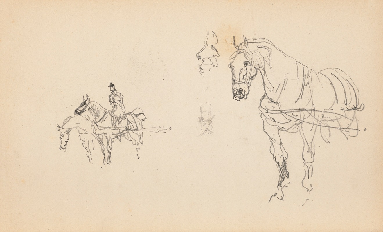 Chevaux by Анри де Тулуз-Лотрек — digital art print download