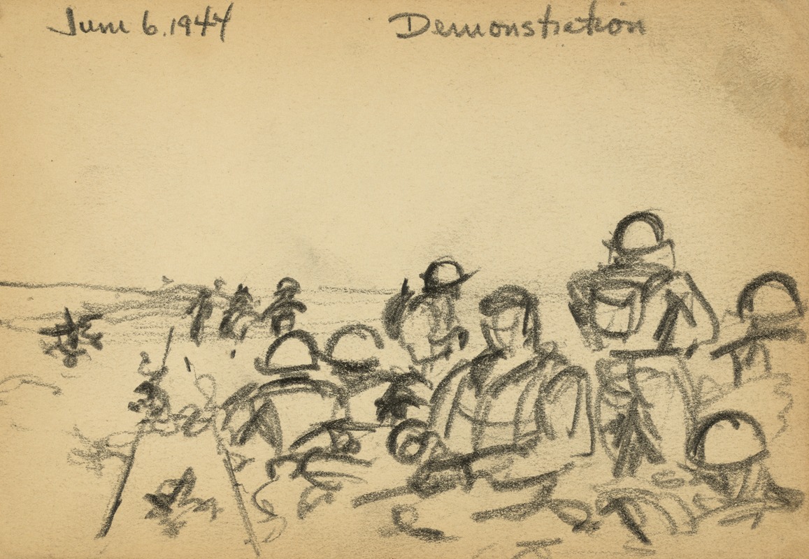 Demonstration by Виктор Альфред Ланди, 1944 — digital art print download