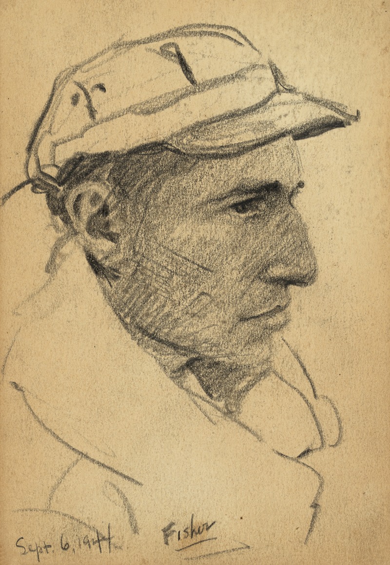 Fisher by Victor Alfred Lundy, 1944 — digital art print download