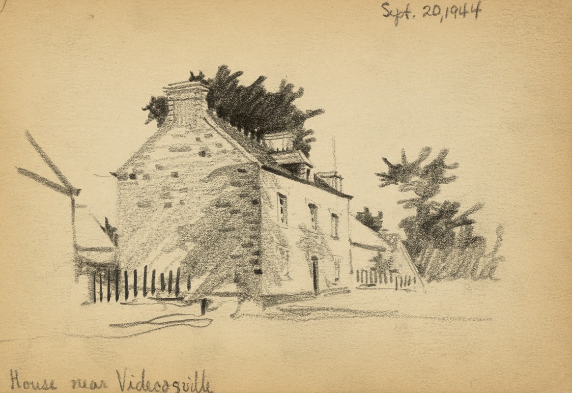 House near Videcosville — Victor Alfred Lundy